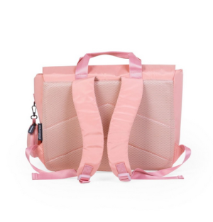 CHILDHOME елегантна ученическа чанта за момиче, розова